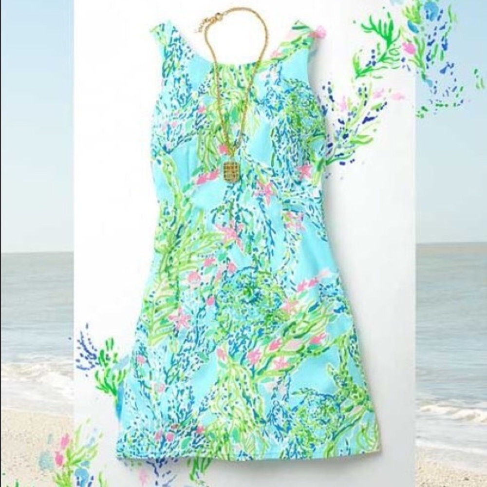 Lilly Pulitzer Cathy Shift in Blue Heaven